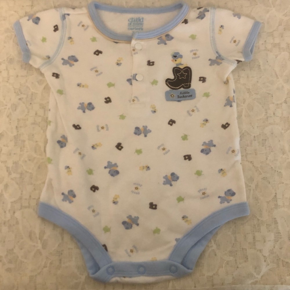 🟢 (2/$5) Sz 3-6M Carter’s Boys Little Buckaroo